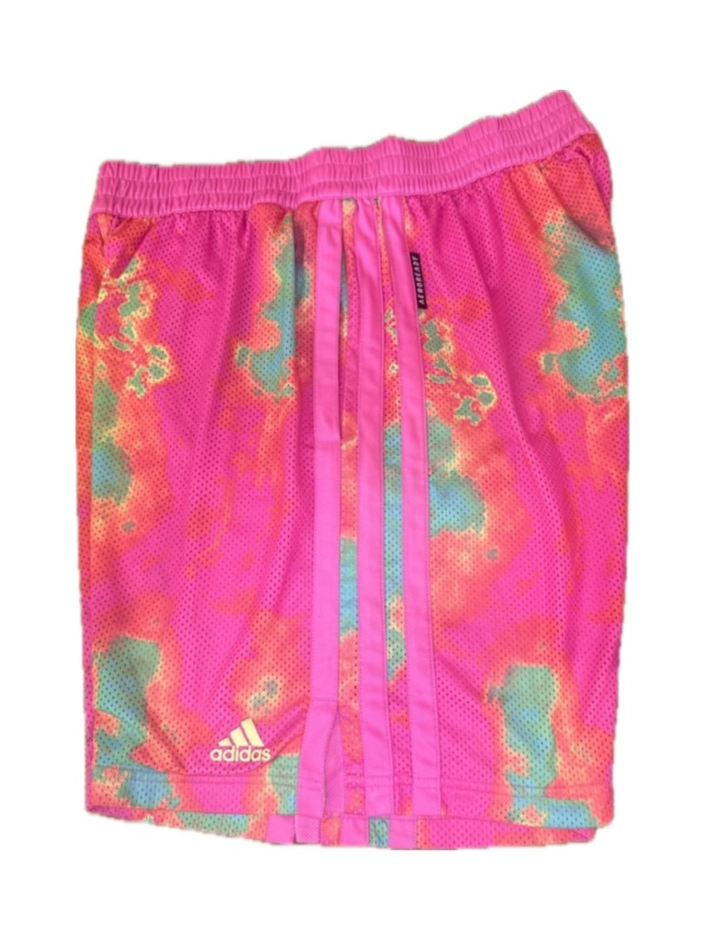 Adidas Donovan Mitchell Spida Screaming Pink Basketball Shorts Mens XL AEROREADY